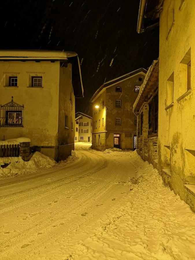 Ferienhaus Septimer Bivio Bagian luar foto