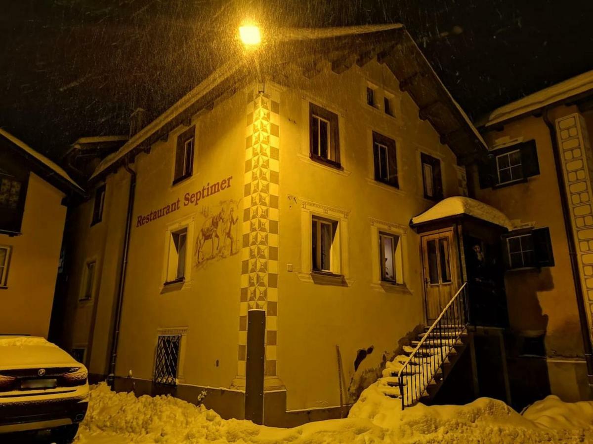Ferienhaus Septimer Bivio Bagian luar foto