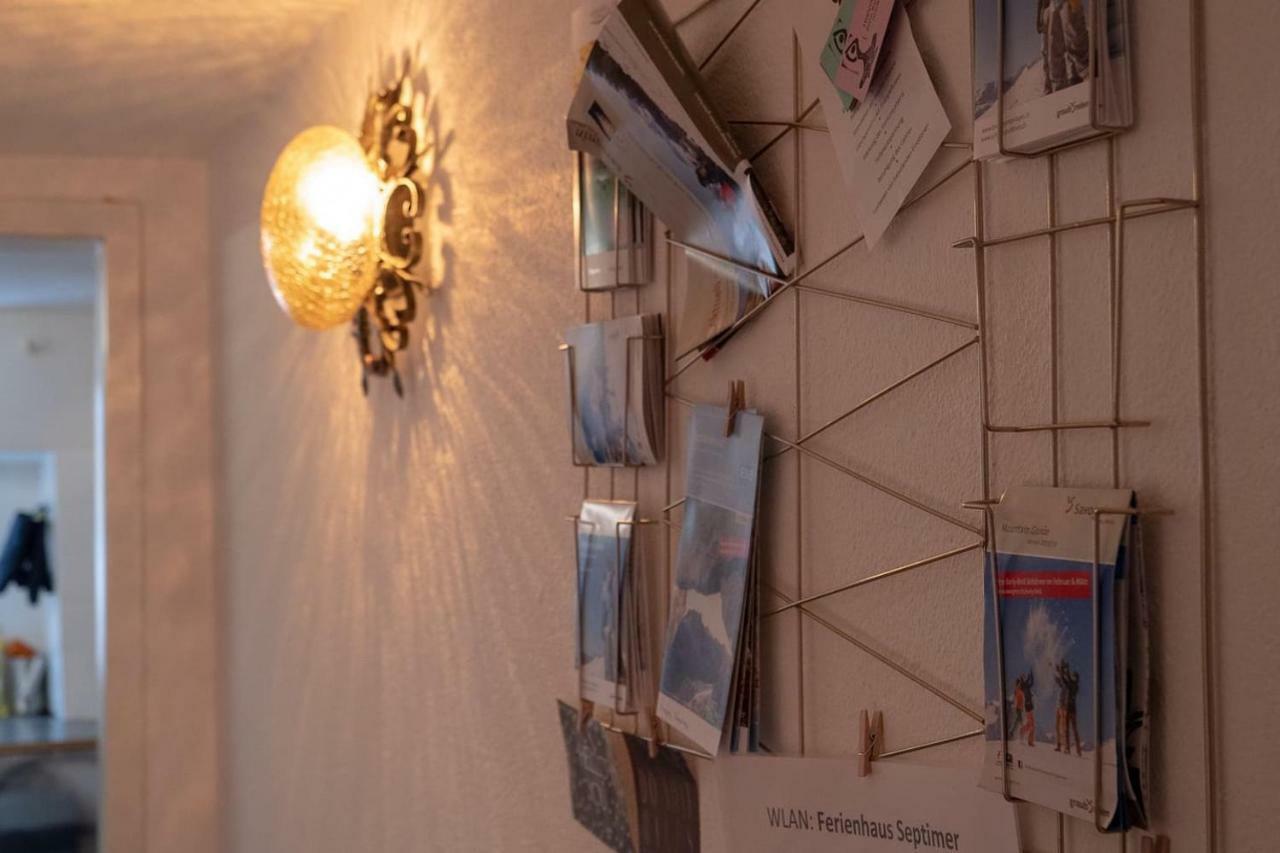 Ferienhaus Septimer Bivio Bagian luar foto
